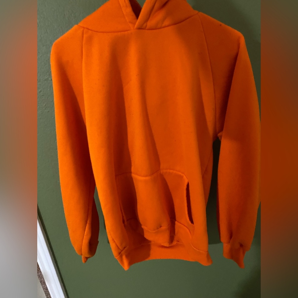 Orange Oversized Hoodie